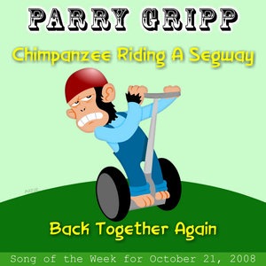 Chimpanzee Riding A Segway